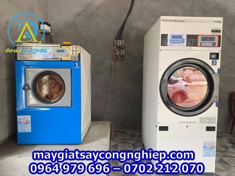 Lắp đặt  máy giặt công nghiệp tại Lâm Bình